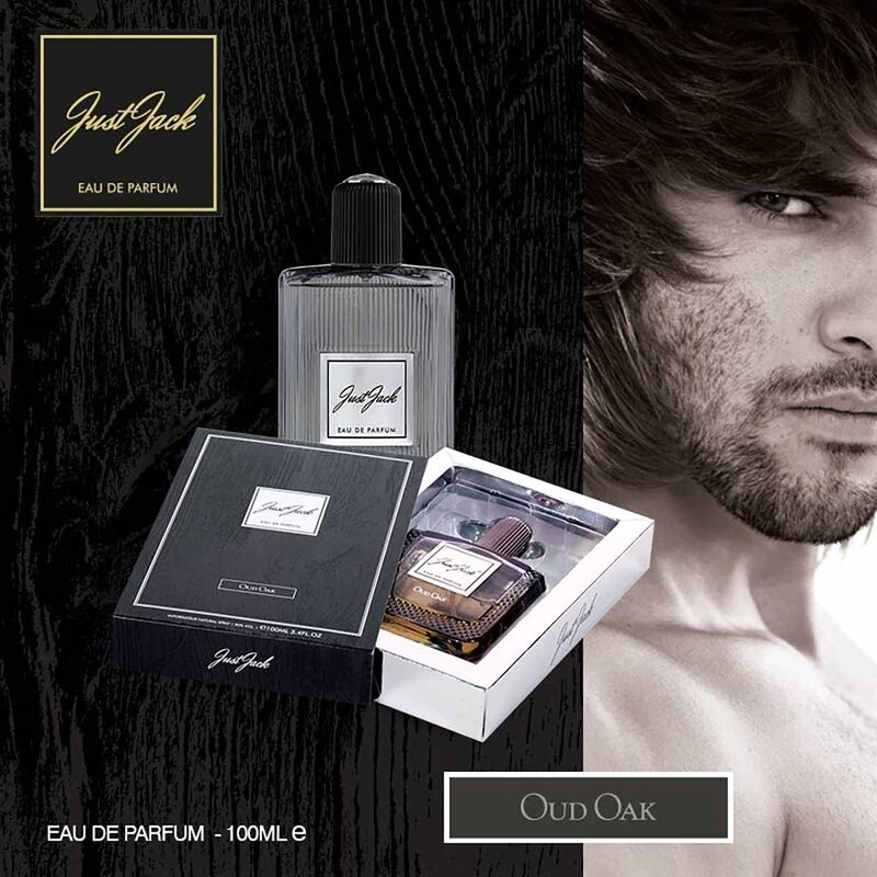 Just Jack Oud Oak Perfumes For Men Eau De Parfum 100ML, For Him Long Lasting Fragrance